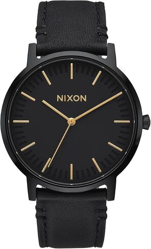 Nixon Porter Leather A1058 50m Water Resistant Men’s Watch (20-18mm Leather Band and 40mm Watch Face) in Saudi Arabia