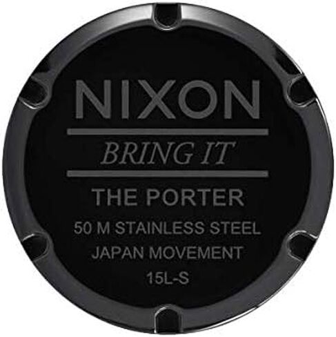 Nixon Porter Leather A1058 50m Water Resistant Men’s Watch (20-18mm Leather Band and 40mm Watch Face) in Saudi Arabia