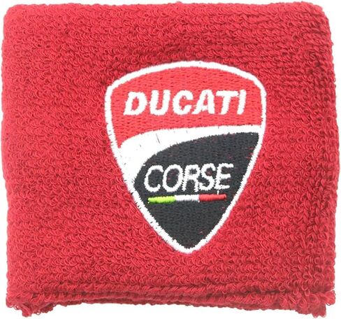 جورب خزان فرامل الدراجة النارية يناسب Ducati 748/749/848/916/996/998/999/1198/1199/ V2 4 ST2 3 4، Streetfighter، Hypermotard، Multistrada- غطاء جورب الخزان (أحمر) عبوة واحدة in Kuwait