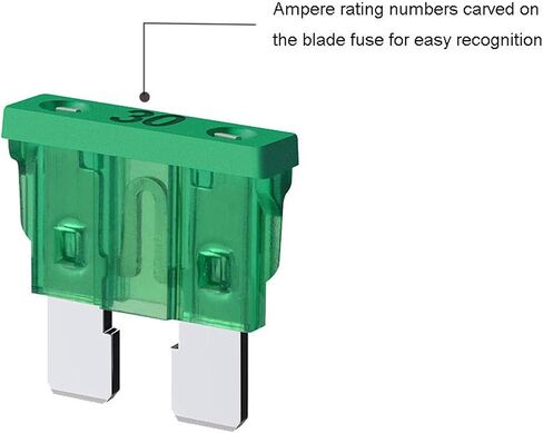 12 Gauge Fuse Holder ATC/ATO, SIM&NAT 5 Packs in-Line Automotive Blade Fuse Holder with 65PCS Standard Car Fuses, 1A 2A 3A 4A 5A 7.5A 10A 15A 20A 25A 30A 35A 40A Automotive Replacement Fuses in Saudi Arabia