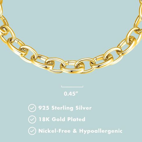 SCAMPER & CO .925 Sterling Silver Carabiner Charm Bracelet for Women, Rhodium/Gold Plated, Compatible Gift Charms for Her in Saudi Arabia