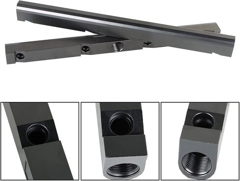 -8AN Fuel Rails Kit Replacement for LS1 LS6 Black in Saudi Arabia