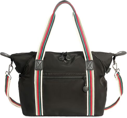 Anti-theft Nylon Tote Bag with Lock Lightweight Handbag for Women Work Bag Crossbody Travel Bag Top Handle Satchel Purse in Saudi Arabia