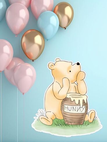Vintage Winnie Cutouts Yard Signs Pooh Cutout Prop For Winnie Baby Shower Decorations, Classic Pooh Birthday Party Supplies (Large-Size) in Saudi Arabia
