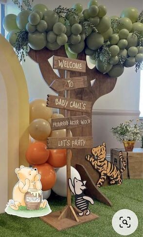 Vintage Winnie Cutouts Yard Signs Pooh Cutout Prop For Winnie Baby Shower Decorations, Classic Pooh Birthday Party Supplies (Large-Size) in Saudi Arabia