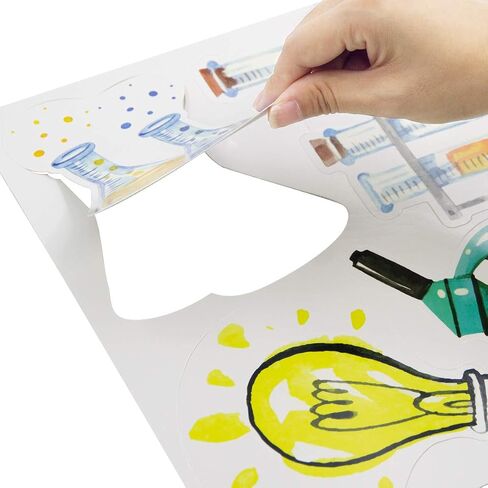 36pcs Science Cutouts Watercolor Science Lab Bulletin Board Decorations Cut-Outs for Back to School Classroom Teacher Supplies in Saudi Arabia