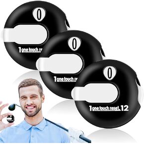 Frienda Golf Score Counter Mini Golf Stroke Counter with One Touch Reset and Simple Attachment to Scorekeeper Glove in