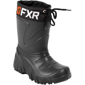 FXR Black h Svalbard Polymer Boot 19 Waterproof Nylon Gaiter Drawstring