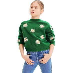 Desigual Girl Flat Knit Pullover Long Sleeve