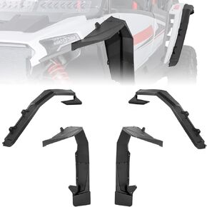 KEMIMOTO 2024/2025+ XP 4 1000 XXL Wider Fender Flares 4PCS Compatible with 2024/2025+ Polaris RZR XP 4 1000 Extended 8.5 Inches Front & Rear Full Mud Flaps 2024/2025+ Accessories (Replace #2889133)