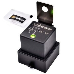 HD Switch Relay for Scag 483013 with LED Operation Indicator Upgrade - 12V Weatherproof 50A - 40A Upgrade with Diode - Includes Dielectric Grease Needed for Installation