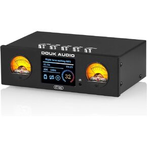 Douk Audio C100 PRO Hi-res ESS9038 Preamp Bluetooth Streamer Player DSD512