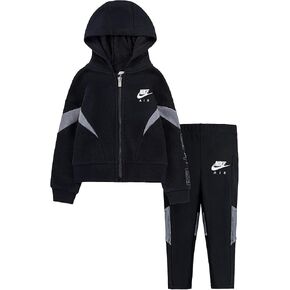 Nike Girl's Full Zip Jacket Air Set (Little Kids) Black 6 Little Kid in Saudi Arabia