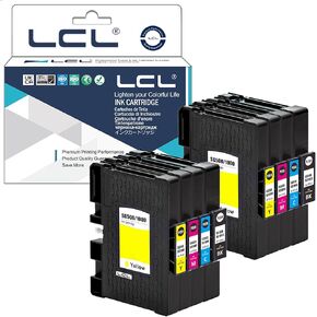 LCL Compatible Sublimation Ink with Upgraded Chip Replacement for Sawgrass Virtuoso SG500 SG1000 PRINTAN Dink High Yield (8-Pack 2K2C2M2Y)