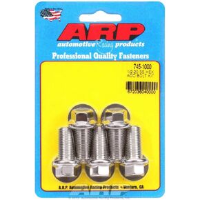 ARP 745-1000 1/2-20" x 1.000 UHL 6-Point Stainless Steel Bolt Kit - 5 Piece