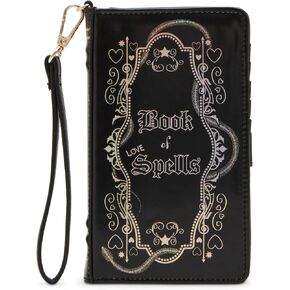 Betsey Johnson Book of Spells Wallet Wristlet, Black in Kuwait