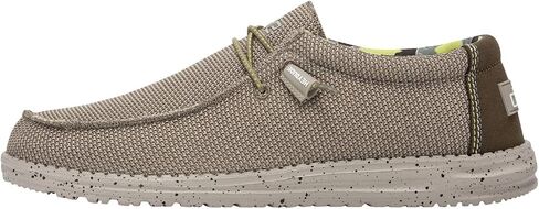 Hey Dude Men's Wally Sox Ice Grey Size 13 | Men's Loafers | Men's Slip On Shoes | Comfortable & Light-Weight in Saudi Arabia