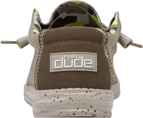 Hey Dude Men's Wally Sox Ice Grey Size 13 | Men's Loafers | Men's Slip On Shoes | Comfortable & Light-Weight in Saudi Arabia