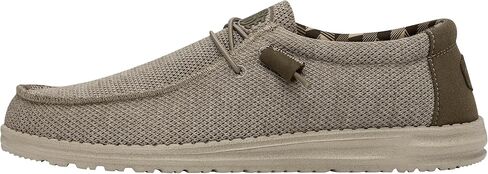 Hey Dude Men's Wally Sox Ice Grey Size 13 | Men's Loafers | Men's Slip On Shoes | Comfortable & Light-Weight in Saudi Arabia