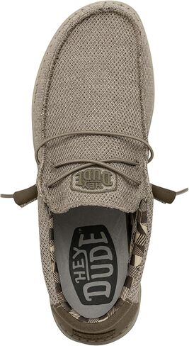 Hey Dude Men's Wally Sox Ice Grey Size 13 | Men's Loafers | Men's Slip On Shoes | Comfortable & Light-Weight in Saudi Arabia