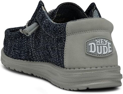 Hey Dude Men's Wally Sox Ice Grey Size 13 | Men's Loafers | Men's Slip On Shoes | Comfortable & Light-Weight in Kuwait