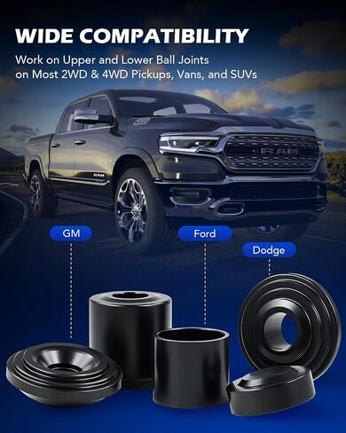 Orion Motor Tech Ball Joint Press Kit, 21pc Master Ball Joint Removal Tool, Upper and Lower Ball Joint Remover with C Frame, Heavy Duty Brake Anchor Pin U Joint Ball Joint Press Tool for 2WD 4WD Cars in Saudi Arabia