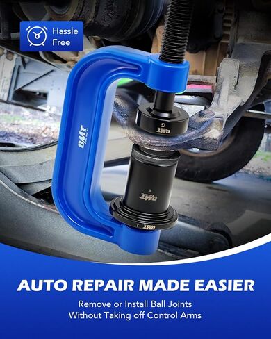 Orion Motor Tech Ball Joint Press Kit, 21pc Master Ball Joint Removal Tool, Upper and Lower Ball Joint Remover with C Frame, Heavy Duty Brake Anchor Pin U Joint Ball Joint Press Tool for 2WD 4WD Cars in Saudi Arabia