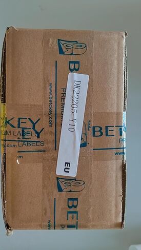 BETCKEY - Compatible Continuous Labels Replacement for Brother DK-2205 (2.4 in x 100 ft), Use with Brother QL Label Printers [10 Rolls] in Kuwait