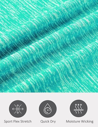 TAPULCO Collarless Golf Shirts for Men Quick Dry Color Block Breathable Soft Athletic Casual Daily T-Shirts in Kuwait