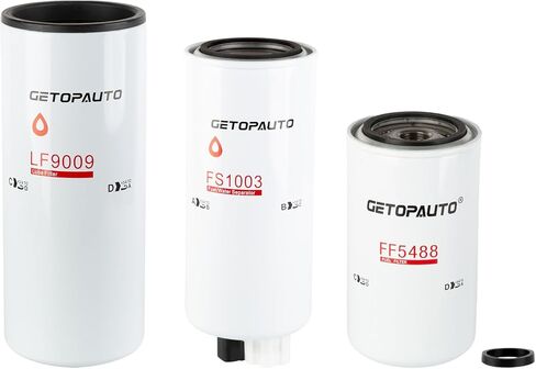 طقم مرشح LF9009 FS1003 FF5488 متوافق مع محركات الديزل Cummins ISC 8.3L ISL/QSL 9.0L ISM N14 M11 in Kuwait