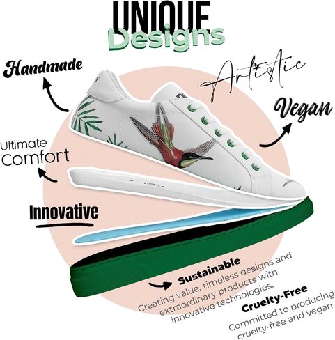 DOGO White Sneakers for Women - Handmade Women's Fashion Sneakers, Vegan Leather and Unique Design, Comfortable Shoes for Women, Ace Sneakers in Kuwait