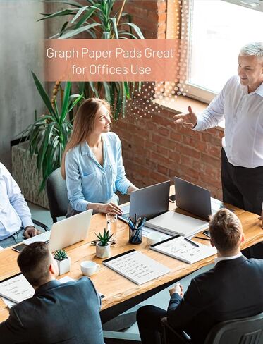 10 Pack Graph Paper Pad 8.5 x 11 Quadrille Pad 5x5 Blue Quad Rule Grid Notebook Paper 1/5 White Graph Paper 8-1/2 x 11 Grid Paper Pad 8.5 x 11 Square Engineering Paper Pads for Office - 50 Sheets/Pad in Saudi Arabia