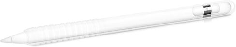 غلاف سيليكون kwmobile متوافق مع Apple Pencil (1. Gen) - غطاء حماية ناعم ومرن لقلم الكمبيوتر اللوحي - رمادي in Kuwait