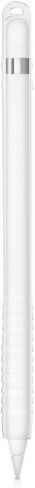 غلاف سيليكون kwmobile متوافق مع Apple Pencil (1. Gen) - غطاء حماية ناعم ومرن لقلم الكمبيوتر اللوحي - رمادي in Kuwait