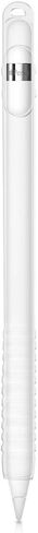 غلاف سيليكون kwmobile متوافق مع Apple Pencil (1. Gen) - غطاء حماية ناعم ومرن لقلم الكمبيوتر اللوحي - رمادي in Kuwait