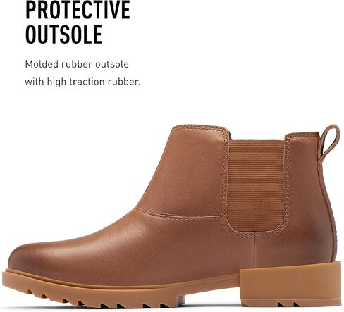 Sorel Women's Emelie II Chelsea Boot — Waterproof Leather Rain Boots in Saudi Arabia