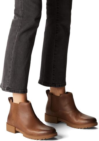 Sorel Women's Emelie II Chelsea Boot — Waterproof Leather Rain Boots in Saudi Arabia
