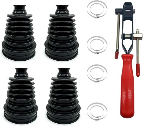 Small Shaft Universal CV Boot Kit,Upgrade Thick Silicone Constant Velocity Joint Gaiter Boot(Blue) in Saudi Arabia