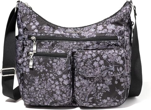 Baggallini Everywhere Bagg Crossbody Women 11x9 Lightweight Nylon Hobo Water-Resistant Travel Bag W/RFID Protection in Saudi Arabia