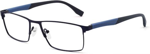 OCCI CHIARI Men's Metal Eyeglasses Optical Frame Clear Lense Light Spring Hinge in Kuwait