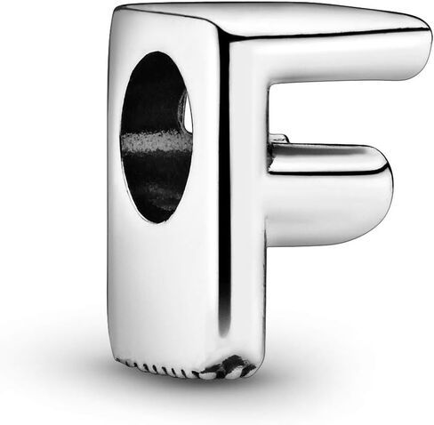 PANDORA Letter Alphabet Charm - Compatible with PANDORA Moments Bracelets - Jewelry for Women - Gift for Women in Your Life - Made with Sterling Silver, With Gift Box in Kuwait