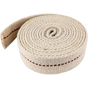 1 Roll Oil Lamp Wick - 6.5 Feet Roll, 1 Inch Flat Cotton Wick Replacement - Perfect for Oil Lamps, Lanterns, and Oil Burners (1 inch)