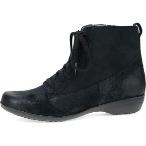 Dansko Fergie Lace-Up Bootie for Women - Versatile and Stylish with Added Arch Support and Rubber Outsole for Long-Lasting Wear - Stable and Supportive