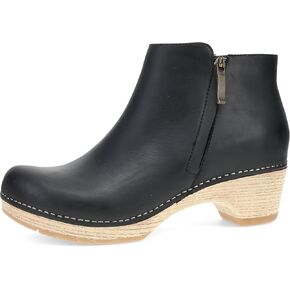 Dansko Lizanne Booties for Women - Linings From Recycled Materials and Leather for Breathability- Lightweight Rubber Outsole for Long-Lasting Wear