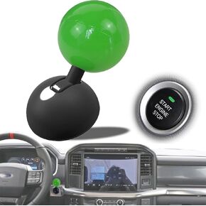 Lucstar Car Push to Start Button Rocker,Joystick Car Start Button,Push Button Starter Switch Cover,Engine Start Ignition Button Cover, Car Interior Accessories,Car Gadget,Black
