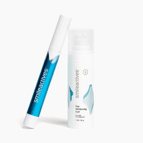 Smileactives Teeth Whitening Products- Ultimate Tooth Whitening & Brightening Duo, 30 ml Power Whitening Gel and 3.25 ml Tooth Whitening Pen – 30 Day Supply