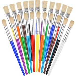 YGAOHF 22 Pcs Toddler & Preschool Kids Paint Brushes in Kuwait