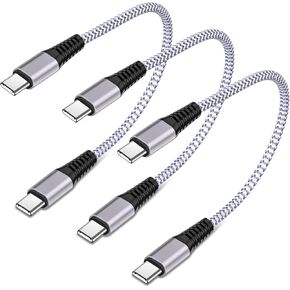[Apple MFi Certified] Short USB-C to Lightning Cable (3Pack 0.6FT), iPhone Fast Charger Cable USB-C Power Delivery Charging Cord High Speed Data Sync for iPhone 14 13 12 11 Pro XS XR X 8 iPad Airpods