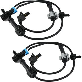ABS Sensor 2Pcs Front Left Right - Compatible with Chevy Silverado Tahoe Tahoe for Cadillac Escalade 4.3L 4.8L 5.3L 5.7L 6.0L Replace# 19181873
