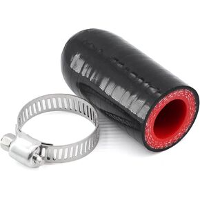 5/8-inch(16mm) High Temperature 3-ply Reinforced Silicone Coolant Bypass Cap With Clamp 2-inch Length,For Turbo Bypass Valve/Vacuum/Throttle Body Water Port